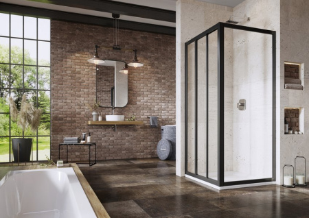 Фото неподвижная стенка ravak supernova pss-75 940703r2z1 75*195 см, профиль белый/матовый полистирол