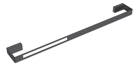 Фото полотенцедержатель длинный boheme q 10942-b, черный матовый