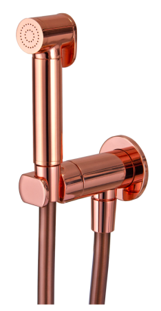 Фото гигиенический душ со смесителем remer x style n64wrl, медь глянцевая