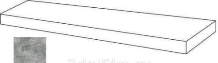 Atlas Forte Dei Marmi Quark, Угловая ступень, 33x80 см