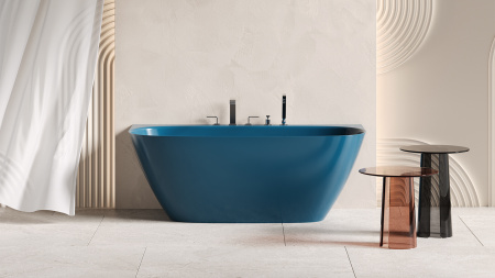 Фото ванна salini s-sense sofia wall 102517grf 160*80 см, глянец покраска по ral полностью