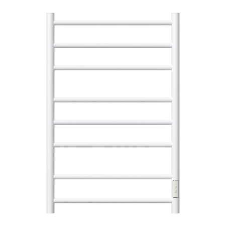 Фото полотенцесушитель электрический point аврора pn10848w п8 400x800 диммер справа, белый