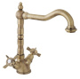 Фото смеситель для раковины cezares lord lord-ls2-02, бронза