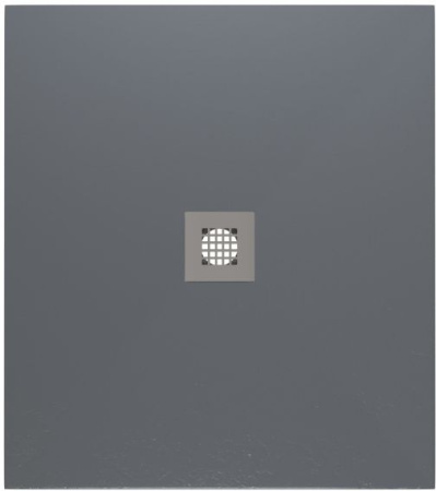 Фото поддон литьевой камень allen brau priority  8.31004-bgm 100*90 см, синий матовый