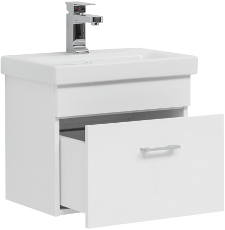 Фото комплект мебели aquanet нота 50 (moduo slim) белый