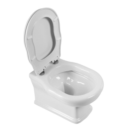 Фото унитаз подвесной безободковый belbagno boheme bb115ch, белый