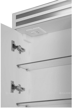 Фото зеркало-шкаф de aqua эколь 60 белый