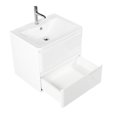 Фото тумба подвесная belbagno albano 60 bianco lucido 
