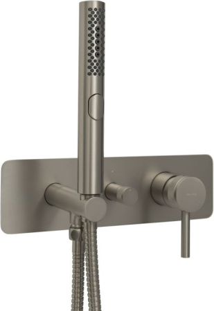 Фото встраиваемый комплект для душа allen brau priority 5.31009-bn, никель браш