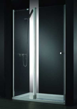 Фото дверь в нишу cezares elena elena-w-b-12-90-c-cr 90*195 см, профиль хром/стекло прозрачное