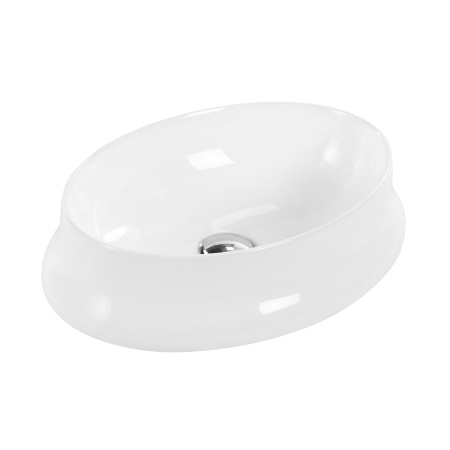 Фото раковина накладная belbagno bb1389 52*37 см, белая