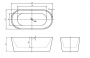 Фото акриловая ванна belbagno bb306-1675 167*79 см