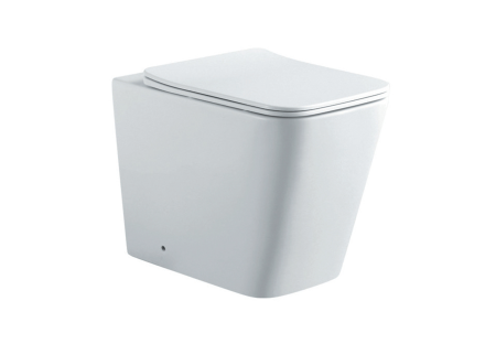 Фото унитаз напольный приставной безободковый aquatek либра new aq1908n-00 540*355*410 мм, горизонтальный выпуск, тонкое сиденье с механизмом плавного закрывания, крепеж