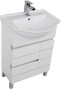 Фото тумба напольная с раковиной aquanet доминика 60 белый