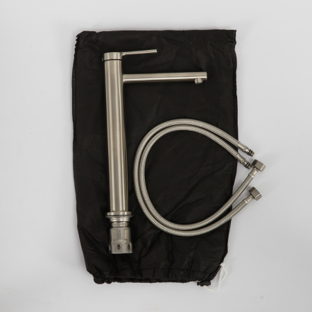 Фото смеситель для раковины belbagno etna etn-lmc-in высокий, сатин