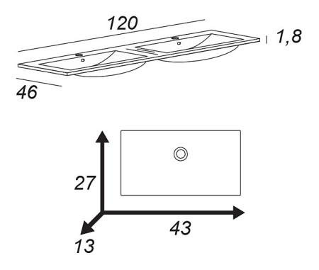Фото керамическая раковина cezares 50135
