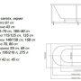 Фото акриловая ванна aquatek оберон obr180-0000002 180x80 фронтальный экран