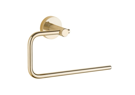 Фото кольцо для полотенца boheme uno 10975-g, золото