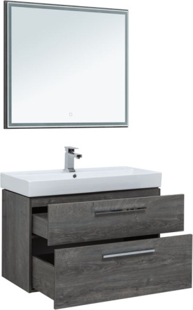 Фото комплект мебели aquanet nova 90 дуб рошелье (2 ящика)