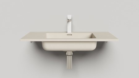 Фото раковина salini s-stone onda 80 1402201mrf, матовая покраска по ral полностью