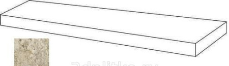 Atlas Forte Dei Marmi Quark, Угловая ступень, 33x80 см