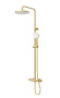 Фото душевая колонна cezares relax-cd-boro, золото брашированное