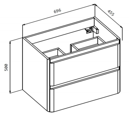 Фото тумба подвесная belbagno albano 70 rovere vintage bianco 