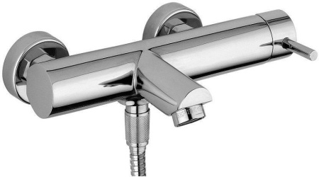 Фото смеситель для ванны и душа paffoni stick sk022cr, хром