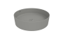 Фото раковина накладная creavit loop 45 см lp145-00cg00e-0000, холодный серый матовый