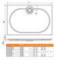 Фото душевой поддон cezares tray-s-ah-120/80-56-w