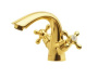 Фото смеситель для раковины boheme tradizionale oro 291, золото