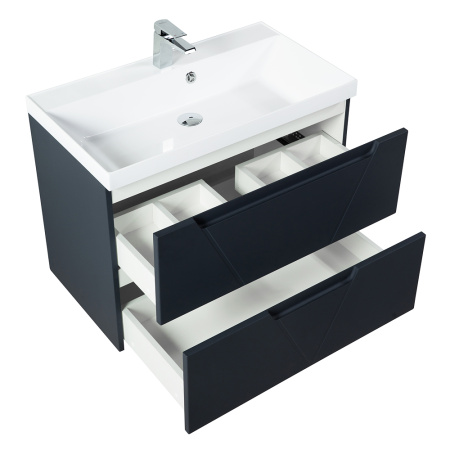 Фото тумба подвесная belbagno vittoria 70 grigio opaco 