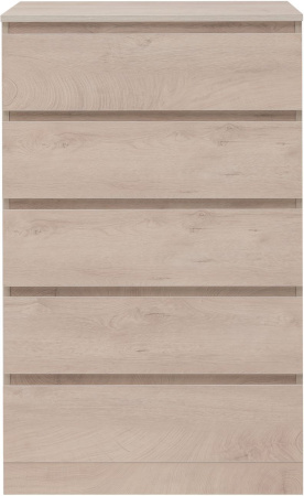 Фото комод aquanet сканди 70*40 см, дуб эдгрейн (5 ящиков)