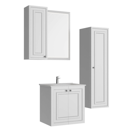 Фото тумба подвесная creavit kayra ky0060.01.mby 60 см, белая матовая