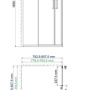 Фото душевой уголок wasserkraft lippe 45s02 80x80 стекло прозрачное/хром