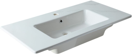 Фото раковина мебельная allen brau fantasy 92 4.11013.20, белый глянец