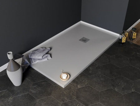 Фото поддон литьевой камень aquanet pleasure 160*90 см, серый