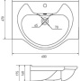 Фото раковина santek байкал 1wh109652 60