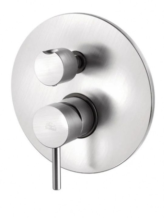 Фото встраиваемый смеситель для ванны и душа paffoni light lig019st, сталь