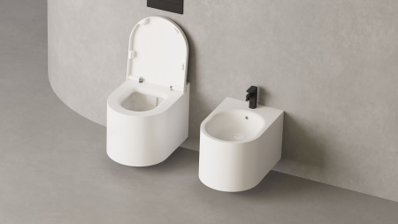 Фото биде salini s-stone gemelli 250121mrf, матовое покраска по ral полностью