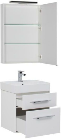 Фото комплект мебели aquanet виченца 60 белый