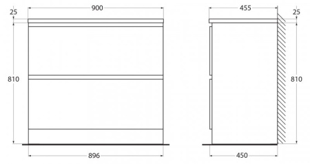 Фото тумба напольная belbagno albano 90 bianco lucido 