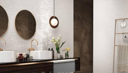 Atlas 3D White Wall, Декор, 30.5x56 см