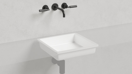 Фото раковина salini s-stone marea 07 1802207mrf, матовая в цвете по ral