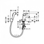 Фото смеситель hansgrohe logis 71290000 для раковины с гигиеническим душем