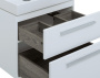 Фото комплект мебели aquanet nova 60 белый (2 ящика)