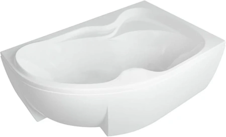 Фото акриловая ванна aquatek вега правая 170*105 см, белая
