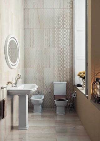 Фото унитаз напольный vitra serenada 9722b003-7204, сиденье дерево