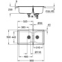 Фото мойка кухонная grohe k700 31658at0 90х50 серый гранит
