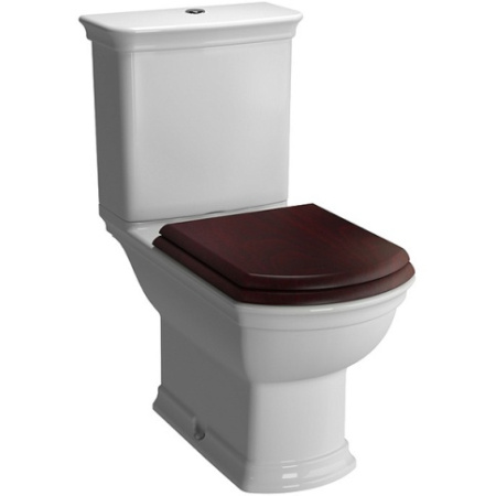 Фото унитаз напольный vitra serenada 9722b003-7204, сиденье дерево